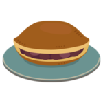 どら焼きのイラスト2
