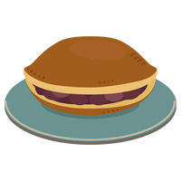どら焼きのイラスト2