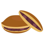 どら焼きのイラスト3