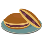 どら焼きのイラスト4