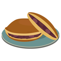 どら焼きのイラスト4