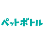 ペットボトルごみの文字のイラスト（緑）2
