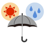 日傘・雨傘（長傘）のイラスト2