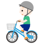 自転車に乗る男の子のイラスト2
