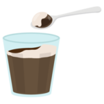 コーヒーゼリーのイラスト2
