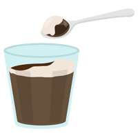 コーヒーゼリーのイラスト2