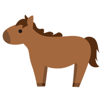 馬のイラスト（干支）1