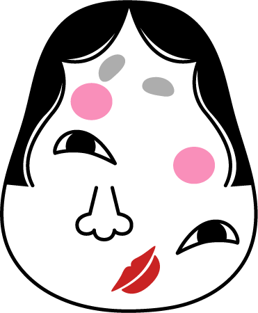 福笑いのゲームのイラスト2