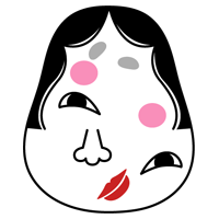 福笑いのゲームのイラスト2