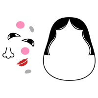 福笑いのゲームのイラスト3