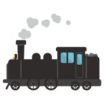 蒸気機関車のイラスト2