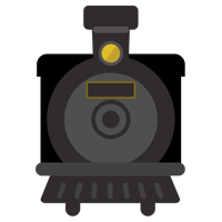 蒸気機関車のイラスト3