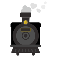 蒸気機関車のイラスト4