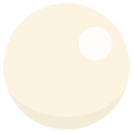 ビリヤードボール「キューボール」のイラスト