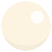 ビリヤードボール「キューボール」のイラスト