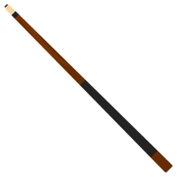 ビリヤードキューのイラスト