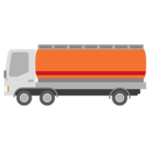 タンクローリーのイラスト1
