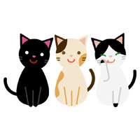 「猫の日」の猫のイラスト1