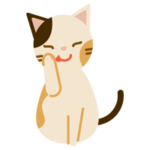 ミケ猫のイラスト2