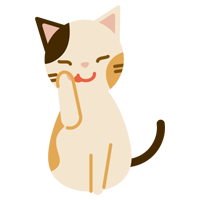 ミケ猫のイラスト2