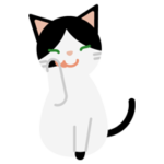 ハチワレ猫のイラスト2