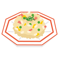 炒飯のイラスト1