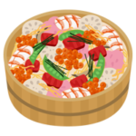 ちらし寿司のイラスト1