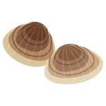 はまぐりのイラスト1