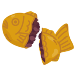 たい焼き（つぶあん）のイラスト3