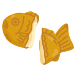 たい焼き（カスタード）のイラスト2