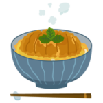 カツ丼のイラスト2