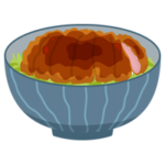 カツ丼のイラスト3