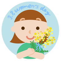 国際女性デーのイラスト1