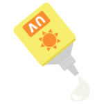 日焼け止めクリームのイラスト3