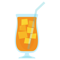 オレンジジュースのイラスト1
