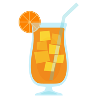 オレンジジュースのイラスト2