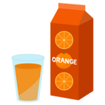 オレンジジュースのイラスト3