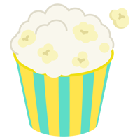 ポップコーンのイラスト2