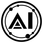 AIのアイコンのイラスト（黒）