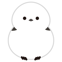 シマエナガのイラスト1