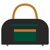 ボストンバッグのイラスト2