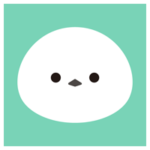 シマエナガのアイコンのイラスト2