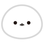 シマエナガのアイコンのイラスト1