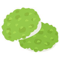 ずんだ餅イラスト2