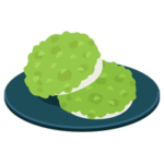 ずんだ餅イラスト3