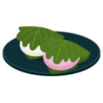 柏餅のイラスト4