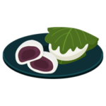 柏餅のイラスト8