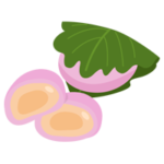 柏餅のイラスト10