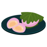 柏餅のイラスト12