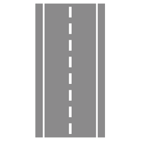 道路のイラスト（直線）1